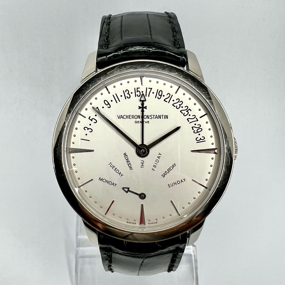 VACHERON & CONSTANTIN Patrimony Retrograde Date Day Automatic 42mm 18K WG Watch